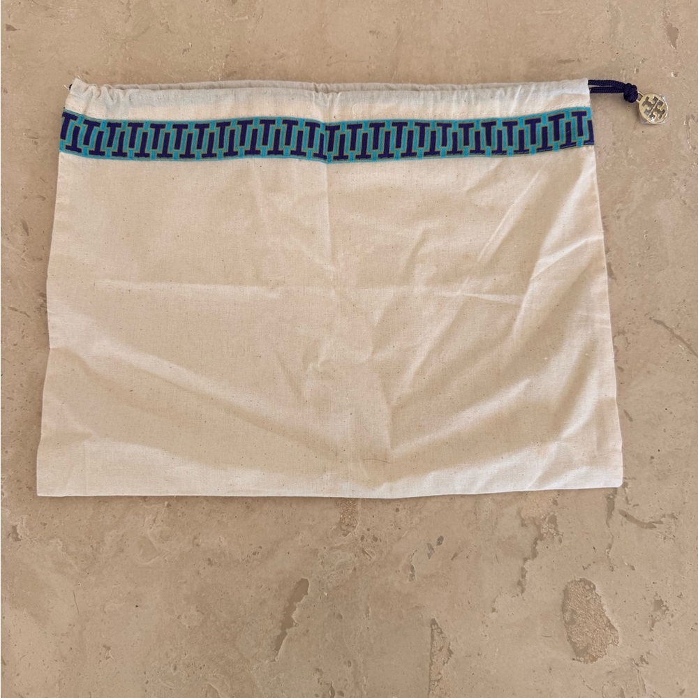 Tory Burch Dust Bag with Blue Trim
